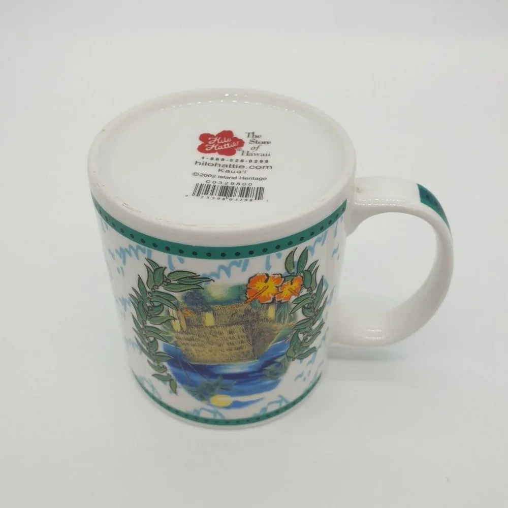 Hilo Hattie Coffee Tea Mug Kauai Souvenir Mug 8oz Hawaii Travel 2002 Collector - Picture 3 of 12